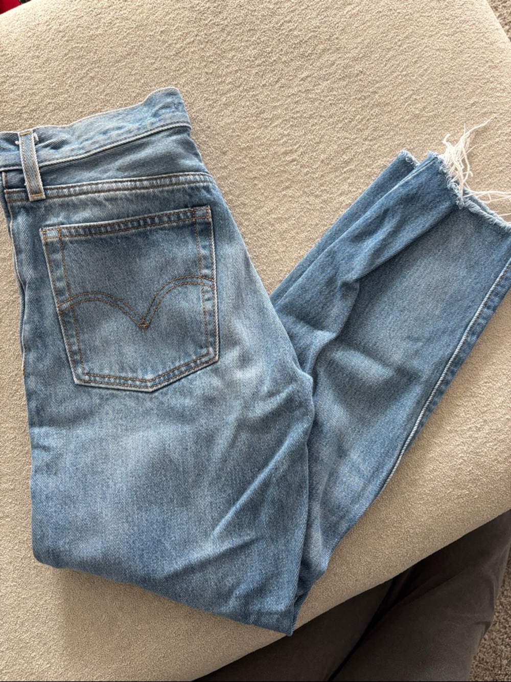 Levi’s Wedgie Straight Cropped Jeans